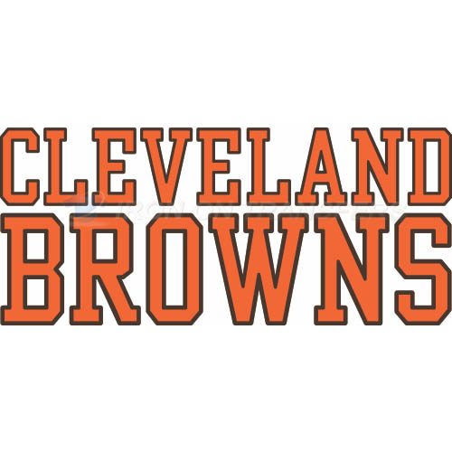 Cleveland Browns Iron-on Stickers (Heat Transfers)NO.481